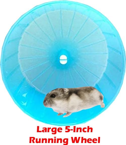 Extra Large 23" Multi-Tiers Easy Setup Hamster Palace Gerbil Habitat Mouse House Mice Home Critters Cage Complete Set of Accessories Expandable Customizable Hide House Food Bowl Running Wheel