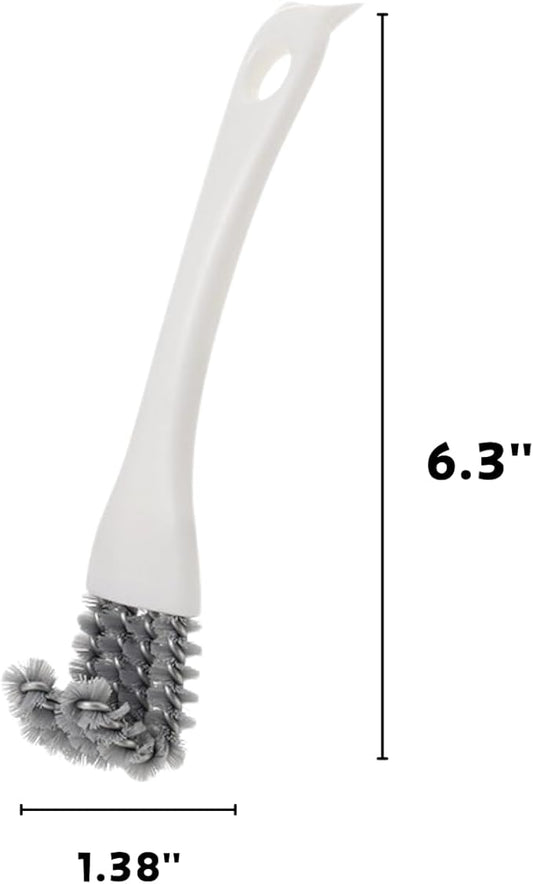 2 Pcs Bird Cage Brush with Scraper - Bird Cage Cleaner for Cleaning Kennels Perches Poop Remover Parrot Parakeet Pet Cage Accessories (2 Pcs)