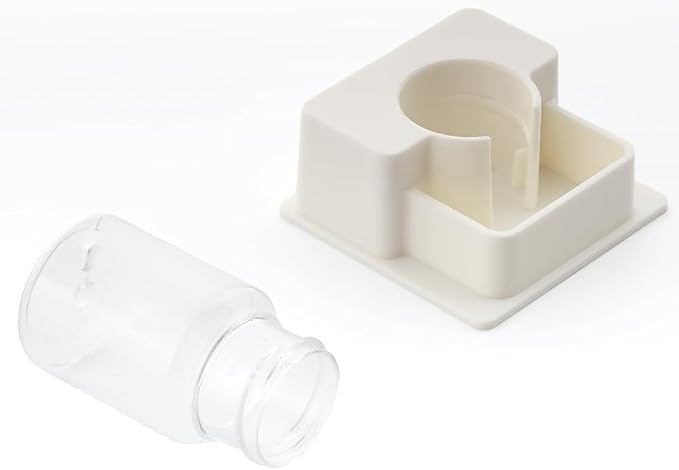1 Pack Hamster Water Bowl Automatic Water Dispenser for Hamster Syrian Mice Gerbil Rodent (White)