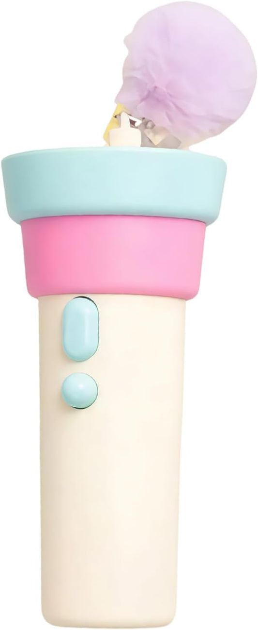 Electric Cat Wand Toy with Telescopic Rope, Cat Teaser Game Interactive Cats Toys Fuzzy Ball Launchers Funny Enrichment Toys for Bored Indoor Pets