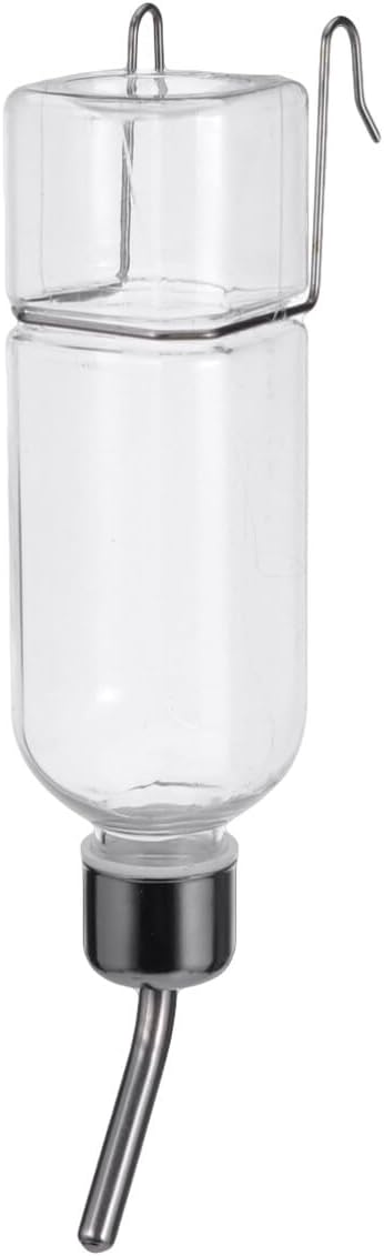VILLCASE Hanging Water Dispenser, Dog Parrot Water Feeder for Small Automatic Dispenser Plastic Pet Bottle No-Spill Pet Feeder Hamster Kettle Travel Small Animals Accessories