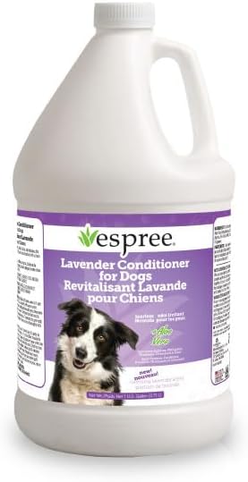 Espree Calming Lavender Dog Conditioner, Soothing Pet Conditioner with Lavender & Chamomile for Stress Relief, Moisturizing & Conditioning, Ideal for Dogs with Sensitive Skin, Fresh Scent, Gallon