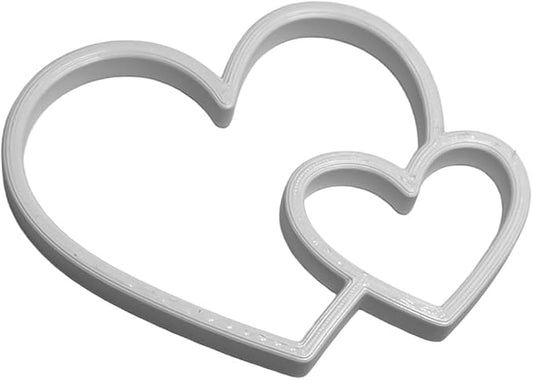 Fish Feeding Portals for Betta & Aquariums | Floating Food Rings & Breathing Windows (Multiple Shapes & Colors) (Heart - White)