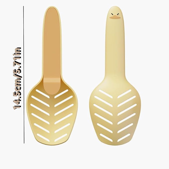 2 Pcs Hamster Poop Scooper & Sand Shovel – Sand Sifter for Bedding, Litter & Sandbox Cleaning – Pet Cleaning Tool for Small Animals