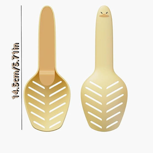 2 Pcs Hamster Poop Scooper & Sand Shovel – Sand Sifter for Bedding, Litter & Sandbox Cleaning – Pet Cleaning Tool for Small Animals