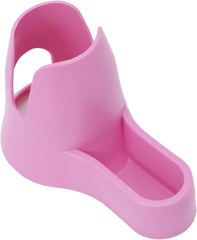 3 in 1 Hamster Hanging Water Bottle Pet Auto Dispenser with Base for Dwarf Hamster Mouse Rat Hedgehog (125ML, Pink)