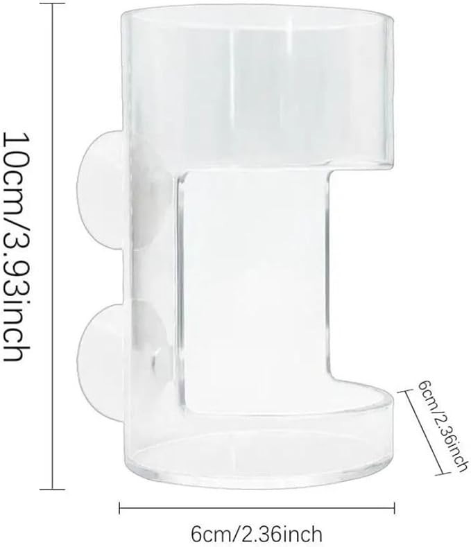 generic Suction Cup Fish Feeder, Aquarium Feeding Ring Fish Tank Station Floating Food Tray Feeder with Suction Cup Aquarium Accessory(Round), AM0XDM0L1YFUS