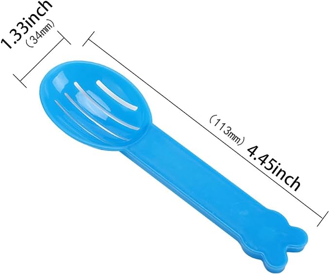 3PCS Hamster Poop Scoop Sand Bath Scoop Hamster Sand Shovel Litter Scooper for Hedgehogs Guinea Pigs Chinchillas Sandbox Scooper