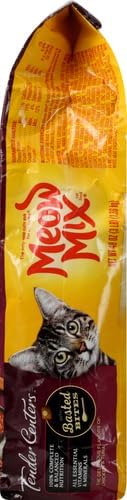 Meow Mix Tender Centers Basted Bites Chicken and Tuna Flavor, 3 Pound, Crunchy Outside Meaty Inside