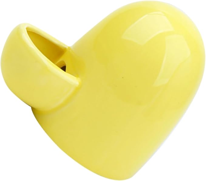 Milisten Small Pet Automatic Feeder and Water Dispenser Bowl 6.76Oz Ceramic Self-Dispensing Hamster Rabbit Drinking Supply for Small Animals