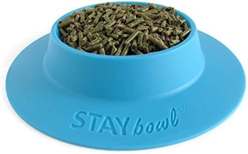 Tip-Proof Bowl for Guinea Pigs and Other Small Pets - Sky Blue - Large 3/4 Cup Size New