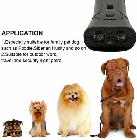 Ultrasonic Anti Bark Control Stop Barking Away Pet Dog Training Repeller Device for Puppies & Dogs