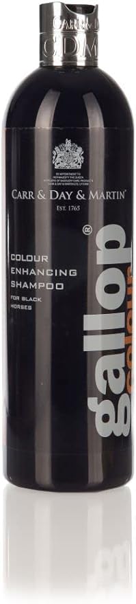 Carr & Day & Martin Gallop Colour Black 500ml Cleans and Intensifies Natural Coat Color and Sheen.