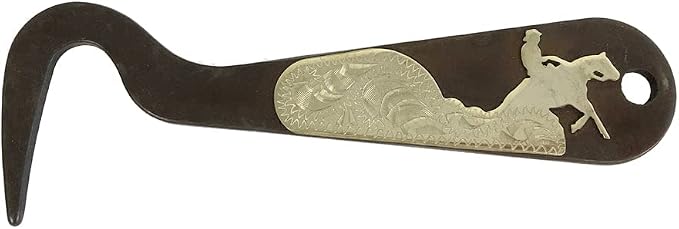 AJ Tack Wholesale Antique Brown Hoof Pick - Team Roping