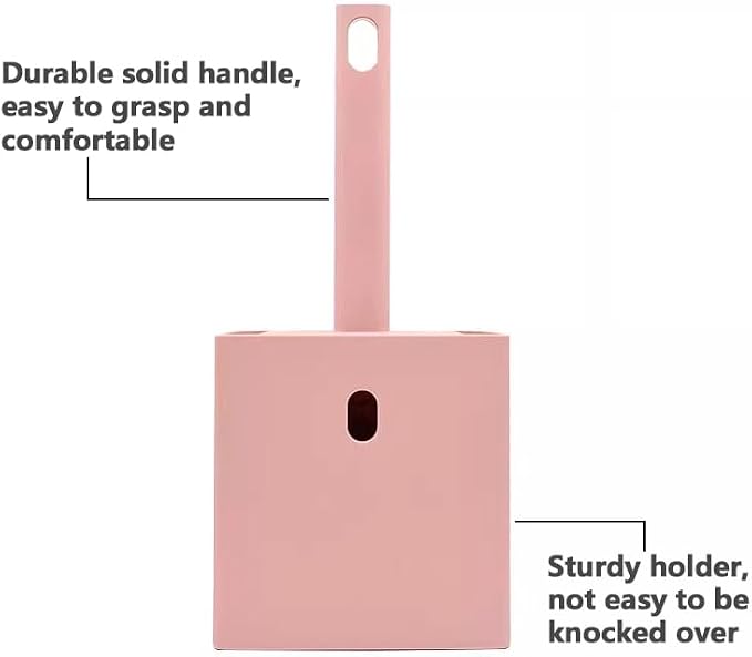2 in 1 Cat Litter Scoop with Holder Stand Cat Stuff Cat Scooper for Litter Box Cat Accessories Cat Supplies Kitty Pink
