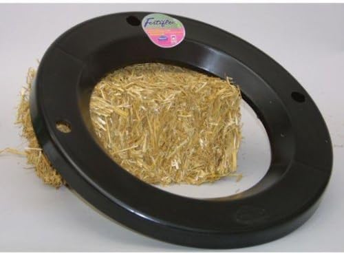 Fortiflex Feed Saver Ring for Feed Tubs, Black