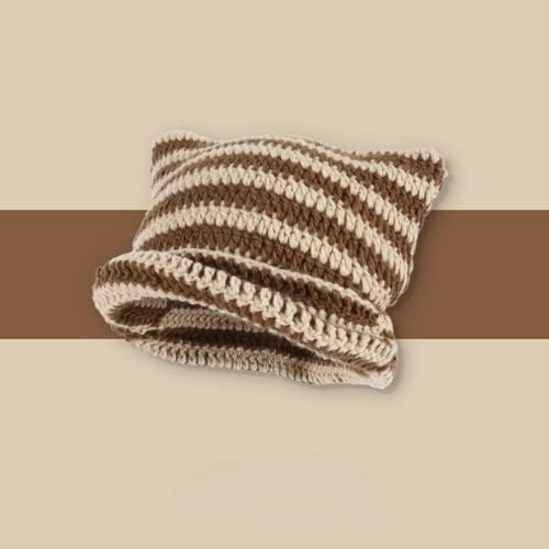 Crochet Hats for Women Cat Beanie Vintage Beanies Women Fox Hat Grunge Accessories Slouchy Beanies for Women