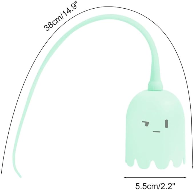 DONGKER Cat Wand Toy,Automatic Silicone Tail Cat Teaser Toy Rechargeable Kittens Self Play Toy for Indoor Cats Bored Stress Relief