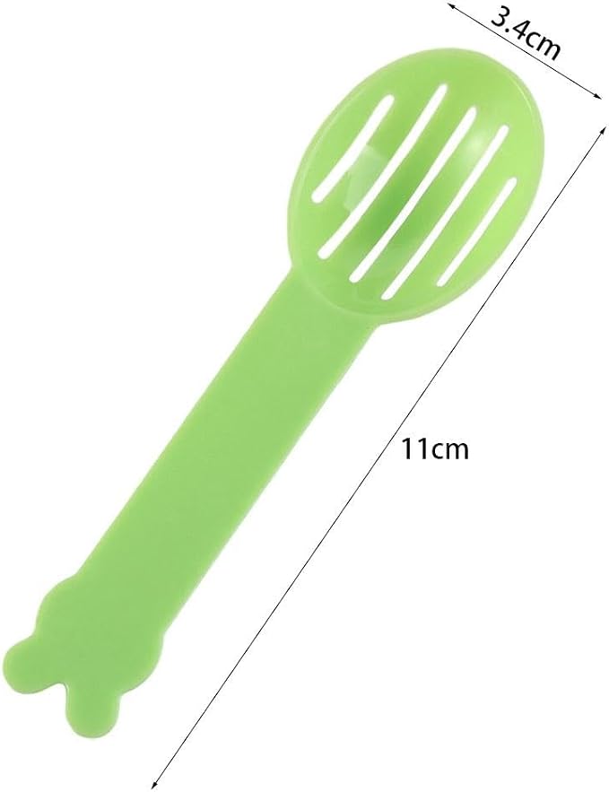 5 Pcs Hamster Sand Scoop Mini Hamster Litter Shovel Sifter Scooper Cage Cleaning Tool for Hedgehogs Hamster, Random Color