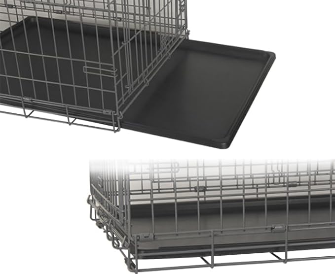 Dog Crate Tray 41"-ChewProof Replacement Pan, Easy to Clean, Easy to Assemble,Ideal for Potty Training-Perfect for Pet Crates & Kennels (Tray 41” fit 42” Crate)
