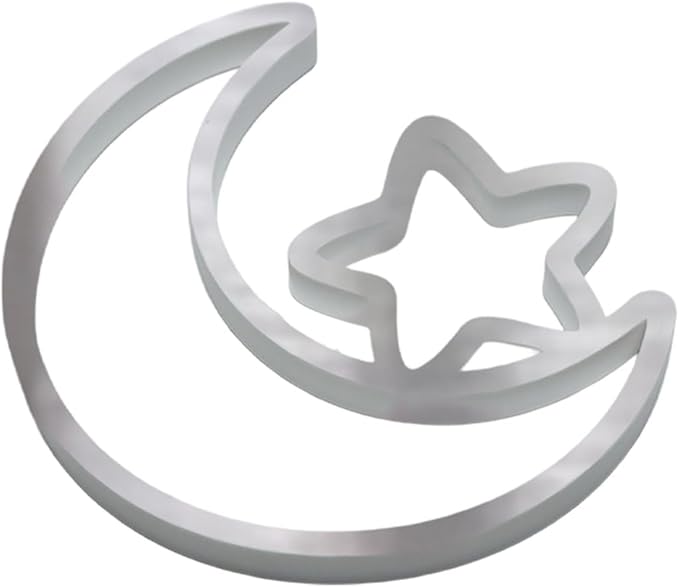 Fish Feeding Portal for Betta & Aquariums | Floating Food Ring & Breathing Window (Moon) (Clear)