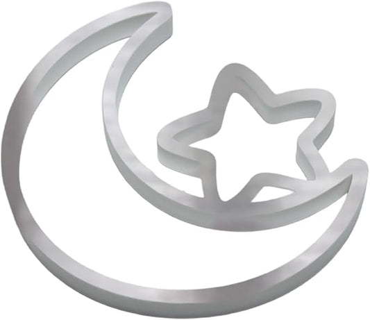 Fish Feeding Portal for Betta & Aquariums | Floating Food Ring & Breathing Window (Moon) (Clear)