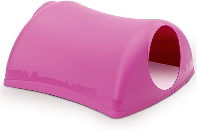 Lixit® Critter Hollow Igloo Hidaway Home for Guinea Pigs, Chinchillas, Rats and Other Small Animals (Pink, 1 Pack)