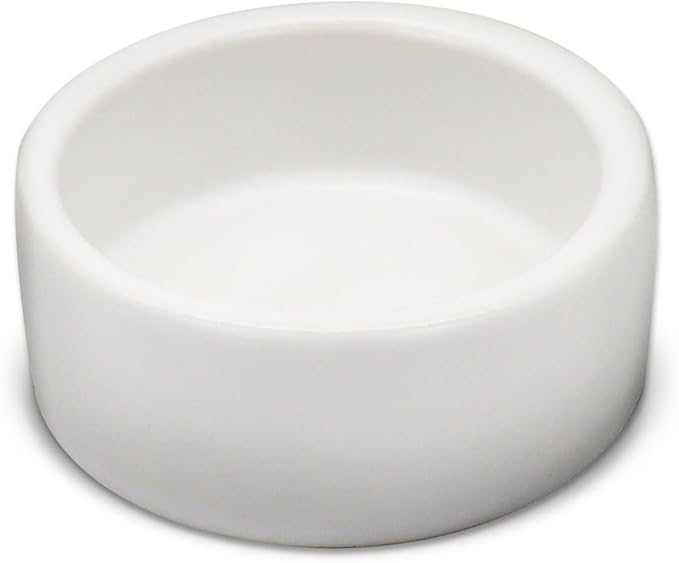 Escape-Proof Reptile Food Dish Bowl, Ceramics Small Animal Bowls for Lizard Frog Snake Turtle Gecko Hamster Food Bowl for Anti Living Foods Escape, Reptile Water Dish (S,1.96inches)