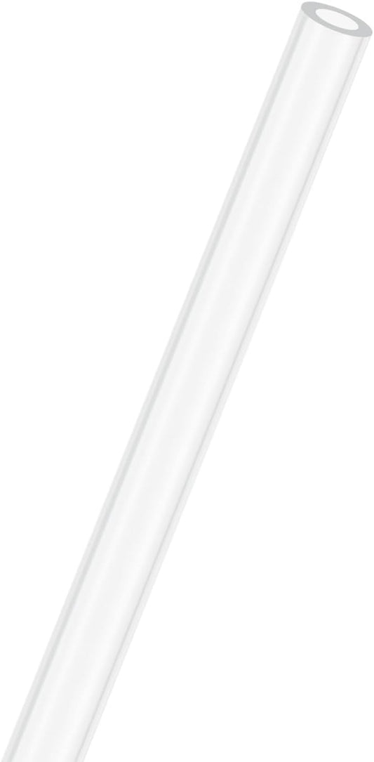 M METERXITY Clear Plastic Tube, 3mm[0.12"] ID x 5mm[0.2"] OD High Impact Rigid Polycarbonate Round Pipes for Water Plumbing/Lighting/Aquariums/Models, Plastic Tubing [305mm/12IN]