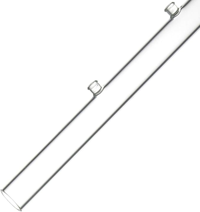 LINLAN 9.84 Inch Glass Shrimp Feeder, Aquarium Feeding Tube and Square Bowl with Two Suction Cups to Prevent Food from Spreading, for Crystal Shrimp and Cherry Shrimp