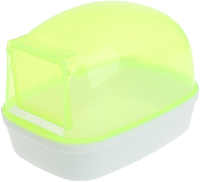 Hamster Sand Bath Critters Shower Toilet Bed Sand Container Bathtub for Small Mice Hedgehog Squirrel Hamster Guinea Pig