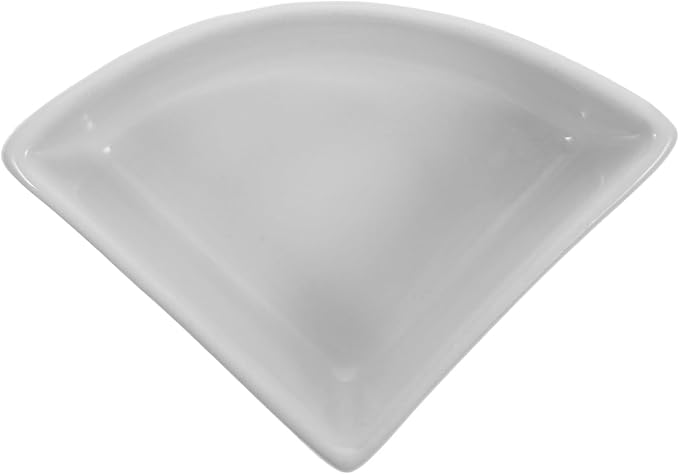 iplusmile Ceramic Hamster Food Bowl, White, 5"