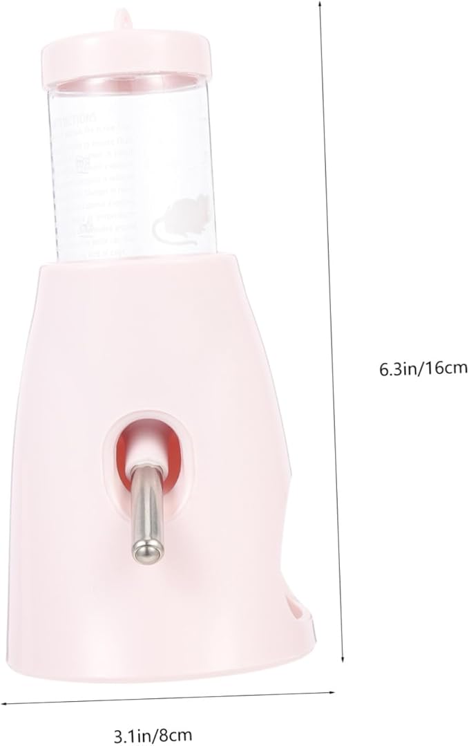 Standing Water Feeder Delicate Hamster Water Bottle Floor Chinchilla Accessory