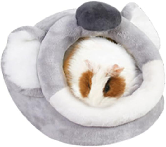 EAEDMY Guinea Pig Bed House & Hideout for Rat Bearded Dragon Hedgehog Ferret to Sleep and Hide, Guinea Pig Cage Accessories Habitat Décor (Large, 4.Koala)