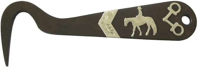 AJ Tack Wholesale Antique Brown Hoof Pick - Team Roping