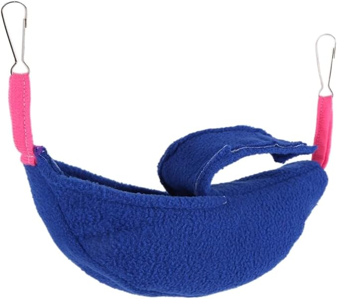 Small Animal Hanging Hammock Soft Bed Hammock Toy for Parrot Hamster Hideout Cage Swinging House Cute Fruit Shape
