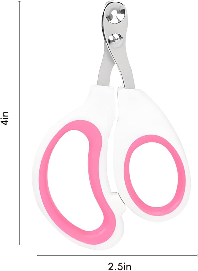 Stainless Steel pet Nail Clippers in Rose red, 1 piece per Sale
