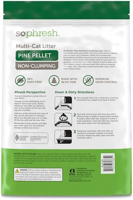 So Phresh by Petco Pine Pellet Non-Clumping Cat Litter 20 lbs.