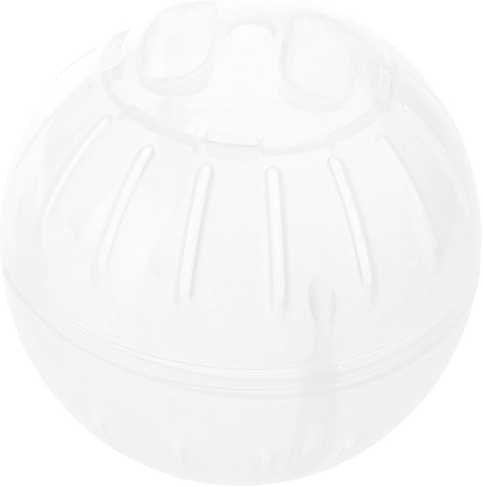 Silent Hamster Exercise Ball 3.9 Inch Rotating Transparent Running Wheel Running Wheel Fitness Ball for Gerbils and Small Animals