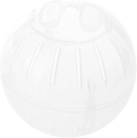 Silent Hamster Exercise Ball 3.9 Inch Rotating Transparent Running Wheel Running Wheel Fitness Ball for Gerbils and Small Animals