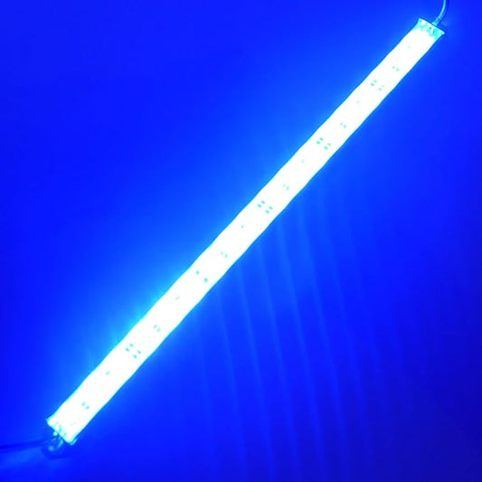 LEDENET 12" Blue 460nm LED Aquarium Fish Tank Light 18LEDs 5050 - Waterproof IP67 Aluminum Lighting 12V DC Grow Bar Light