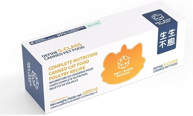 Cat Food - Freeze-Dried Food (Beef Receipe 400g) + Wet Canned Food Poultry Receipe (100g*6 Cans)