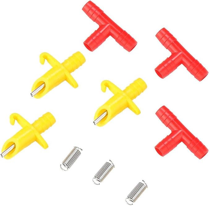 20Pcs Rabbit Water Feeder Automatic Rabbit Drinker Nipple Drinking Water Tool Cage Accessories for Small Animals Guinea Pig Ferret Farm Animal SuppliesPoultry Fountains & Waterers