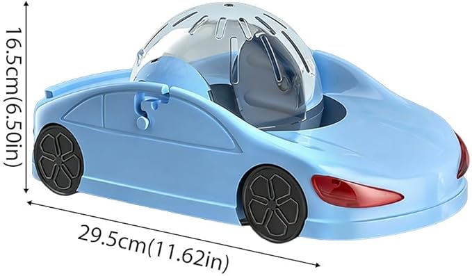 Hamster Roller Ball Toy Car, Small Hamsters Wheel Toy, Fun Pet Transparent Balls, Exercise Wheels with Detachable Transparent Breathable Ball, Suitable for Hamsters, Ferrets, and Other Animals