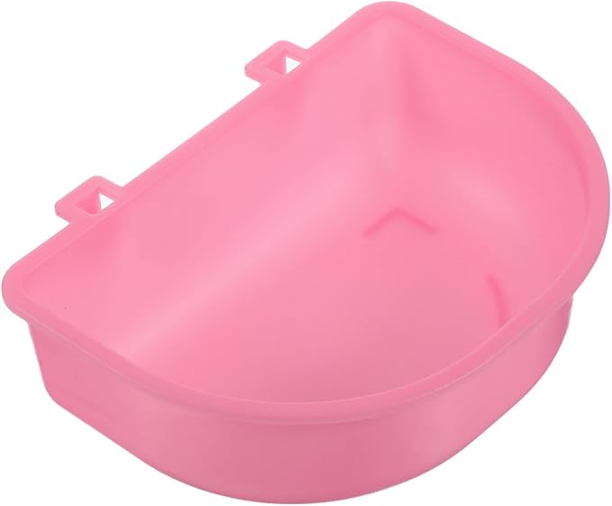 2 Pack Rabbit Food Bowl, Guinea Pig Food Dish Crate Bowls Bird Feeding Dish for Bunny Hutch Hamster Puppy Dog Crate Guinea Pig Ferret Chinchilla