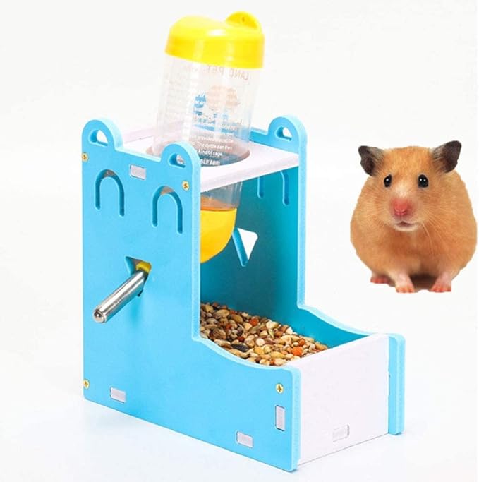 2 in 1 Hamster Feeder and Water Dispenser for Rats and Hamsters