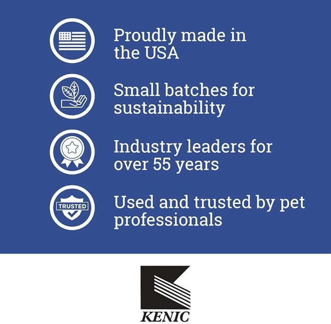 Kenic Supra Deodorizing Dog Shampoo, Powerful Odor Control Deep Clean, Naturally Derived Ingredients, Professional Groomer Formula, Made in USA
