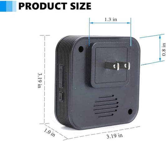 Add-on Receiver of EverNary Dog Door Bell, Wireless Doggie Doorbells for Potty Training, Dog Bells Receiver