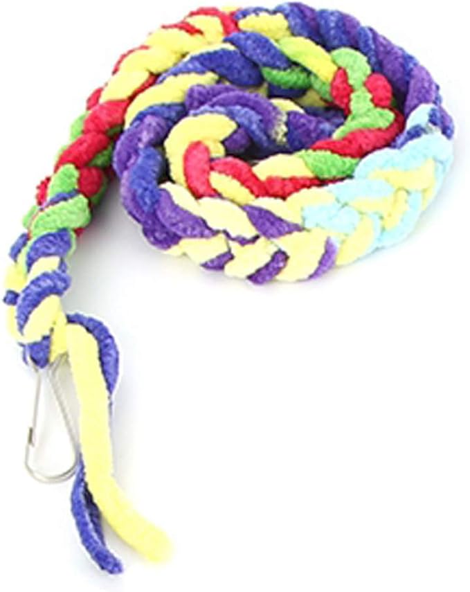 Cotton Rope Net Hanging Hammock for Hamsters, Parrots, & Parakeets – Colorful Climbing Play Space