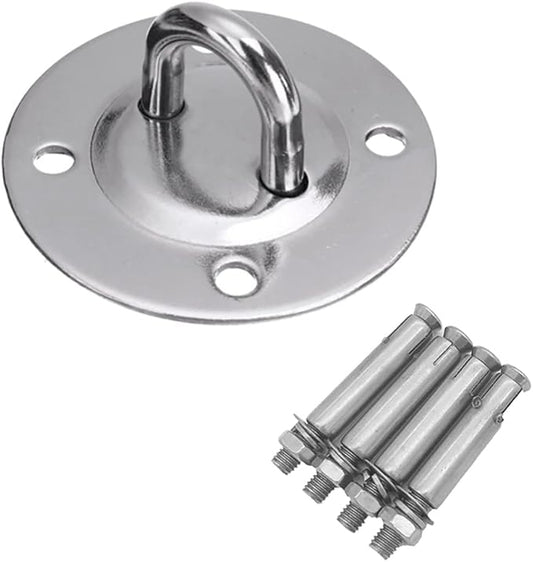 Eye Ceiling Hook Swing Hangers 700LB Capacity for Punching Bags Hanging Chair Hammocks Swing Trapeze Yoga (90mm Diameter)
